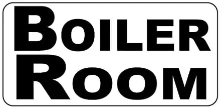 

Crysss Boiler Room Black with Holes 12 X 8 Inches Metal Sign