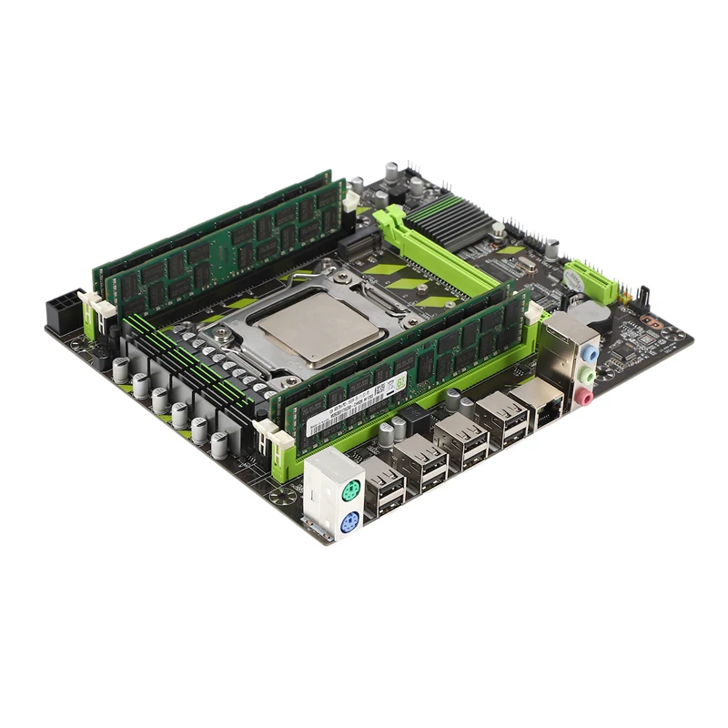 X79 материнская плата Lga 2011 4xDdr3 двухканальный 64 Гб памяти Sata 3 0 Pci E 8Usb для