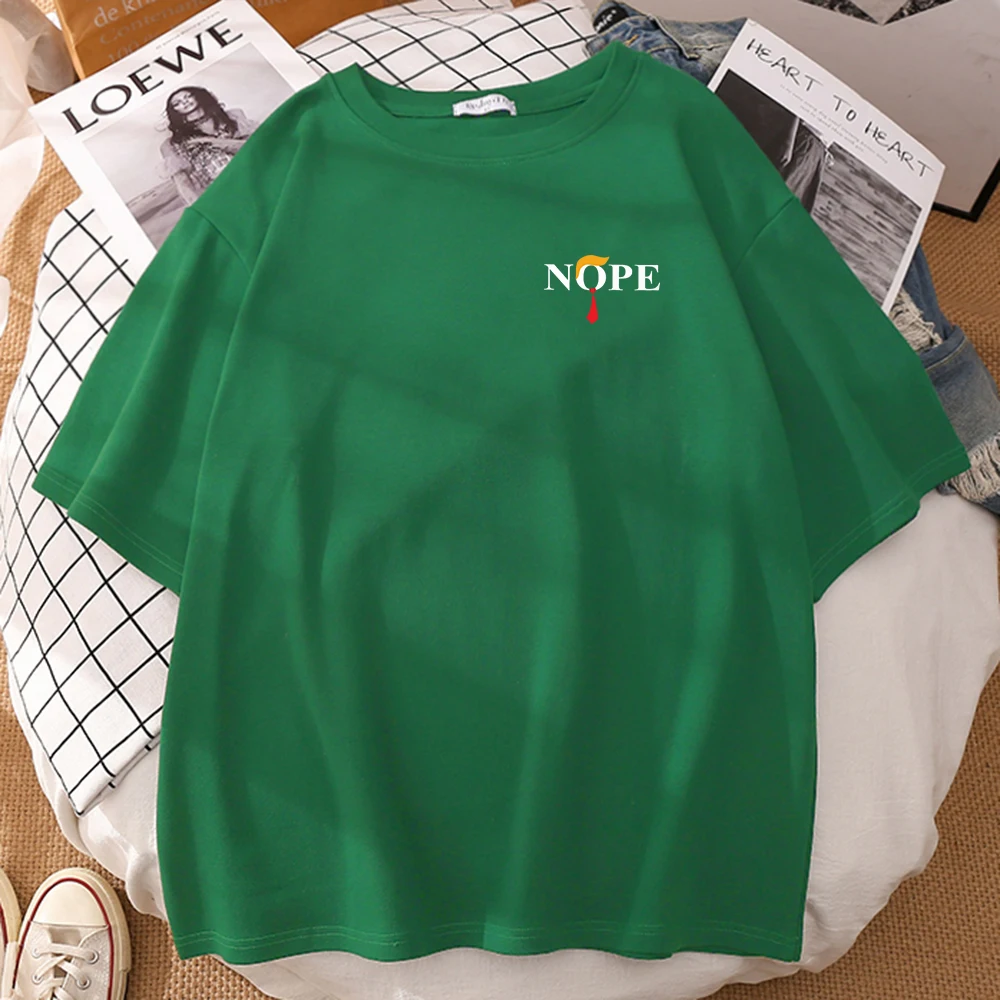 

Creative English Word Nope Printed Mens Tshirt Style O-Neck T-Shirt Fashion Breathable T-Shirts Simplicity Vintage Men'S Top