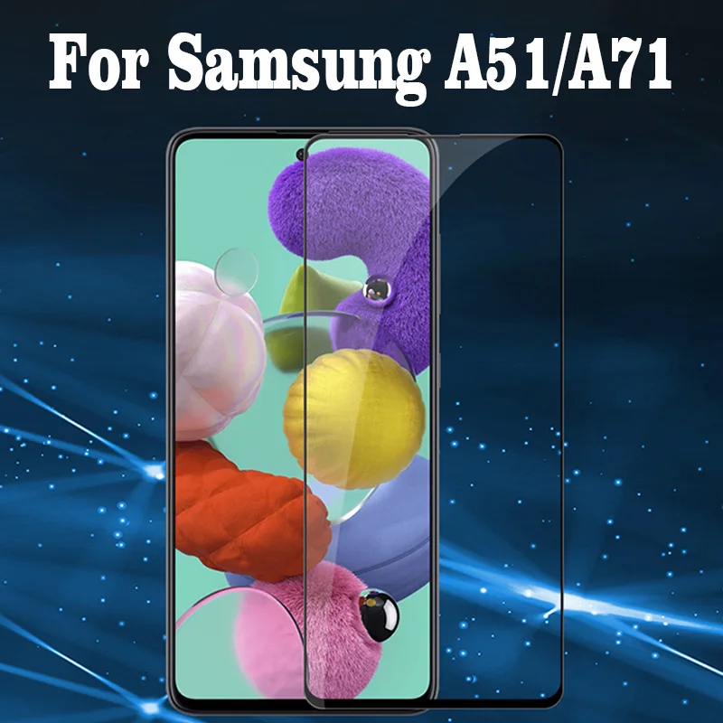 Фото 3D закаленное стекло для Samsung Galaxy A51 SM-A515F полное покрытие 9H Защитная пленка для экрана A31 A71 SM-A7160 A30 A50 A70 №1
