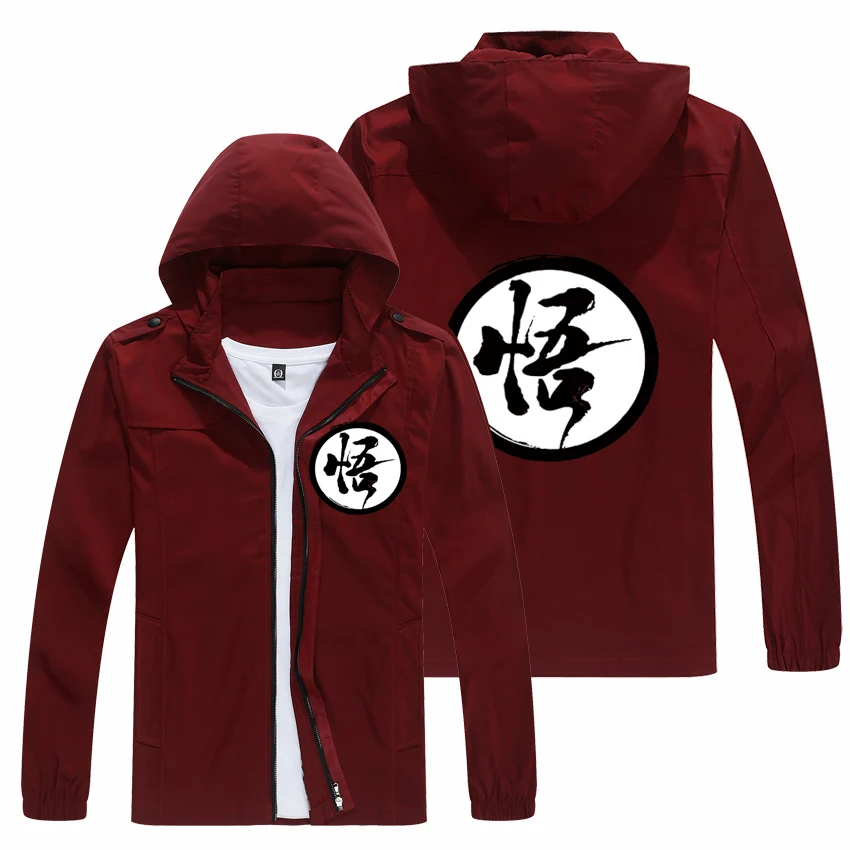 

2021 New Mens Anime Print Hooded Jackets Plus Size Harajuku Windbreaker Anime Cosplay Baseball Jacket College Style Sweatshirt