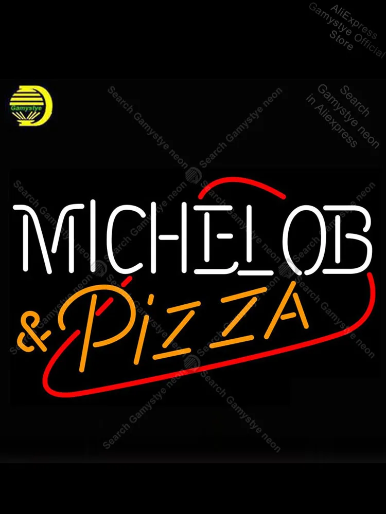 Неоновая вывеска для пиццы стеклянная трубка ручная работа неоновая световая
