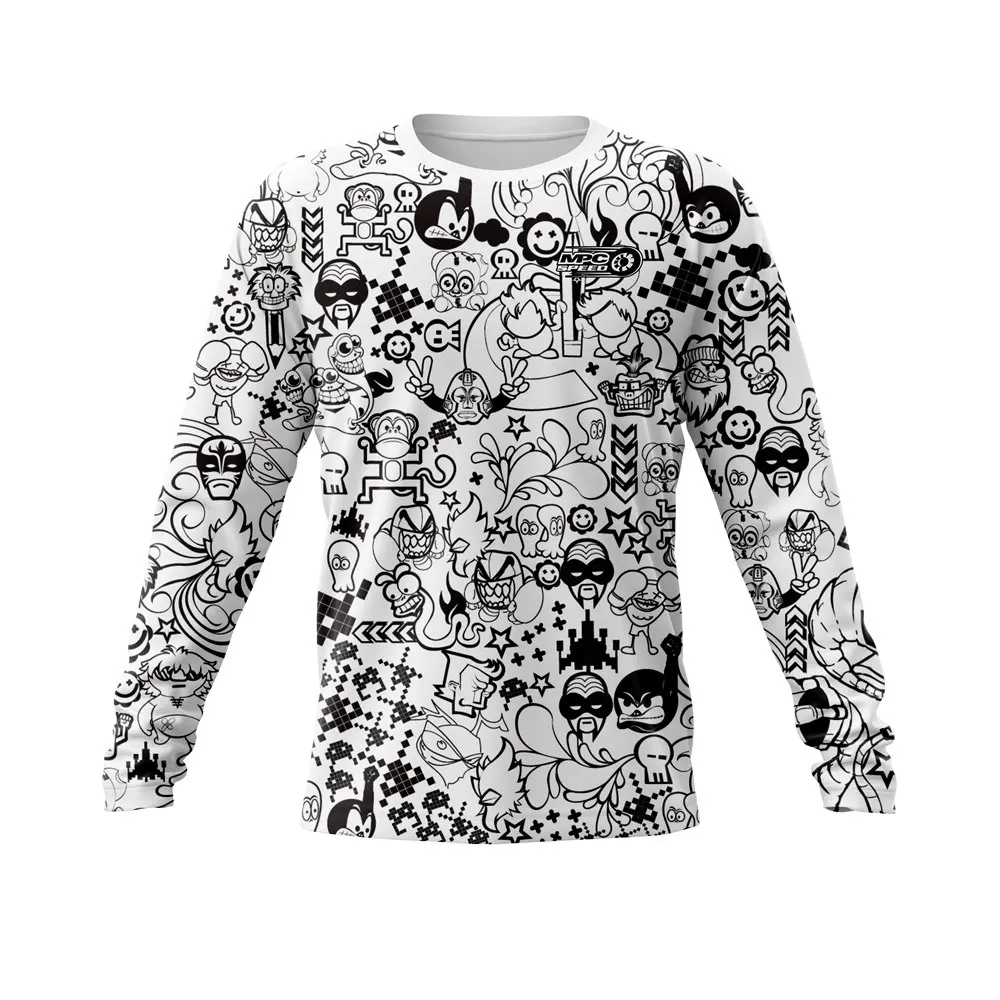 Футболка мужская с длинным рукавом забавная камуфляжная одежда для езды на