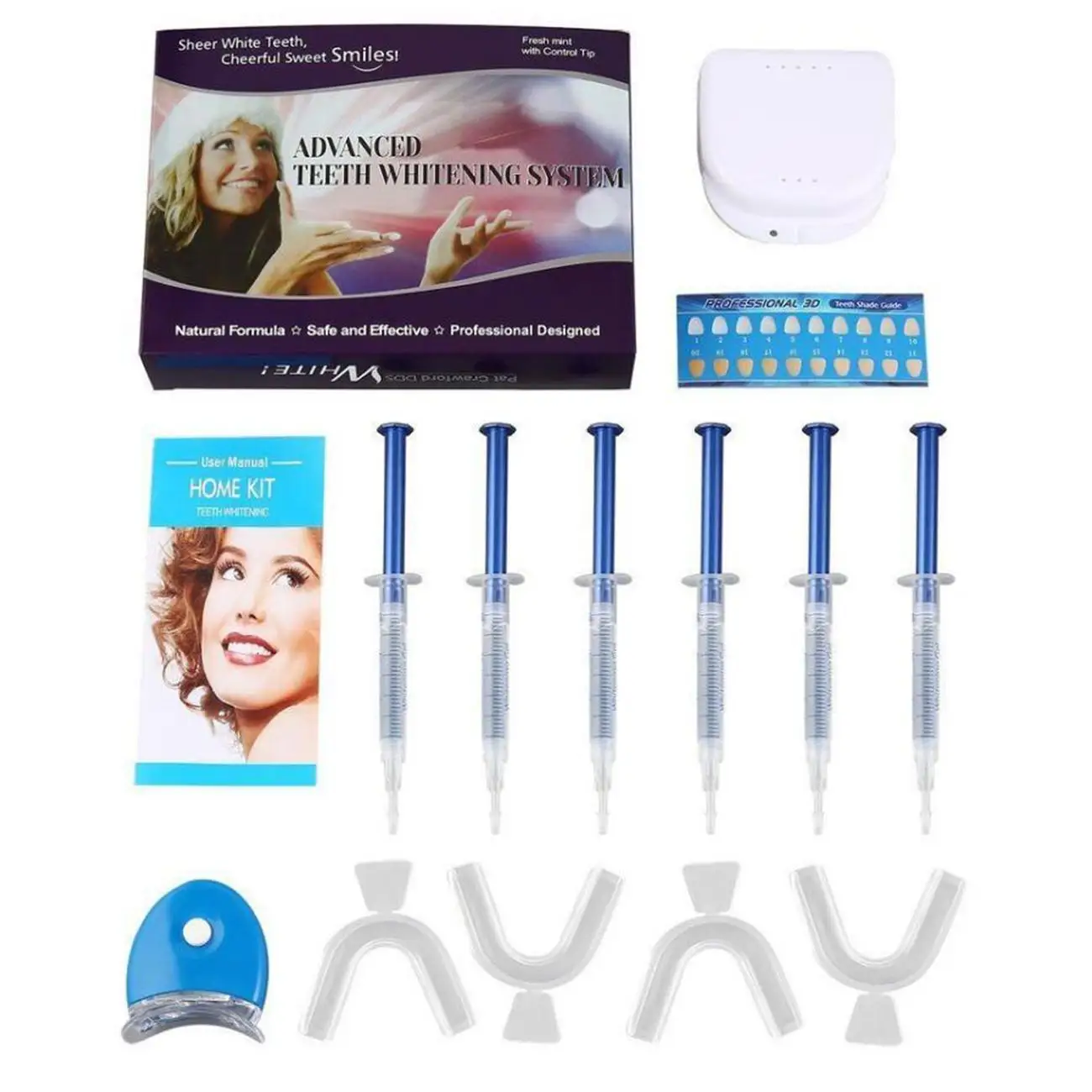 Набор для отбеливания зубов гель полости рта холодный светильник ручка