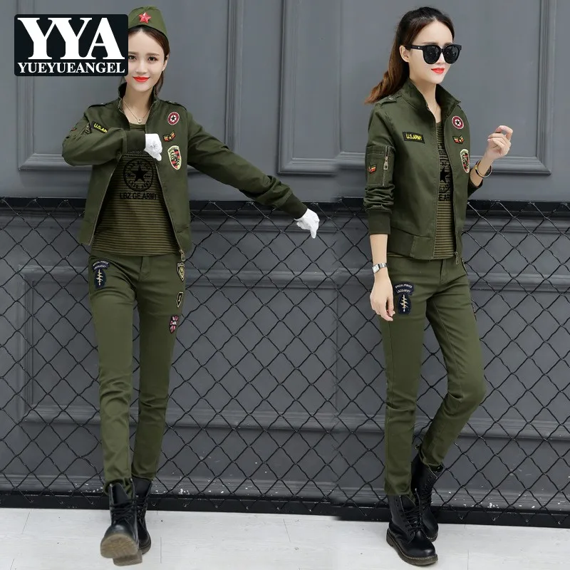 Костюм для танцев в стиле милитари женский костюм представлений армейском