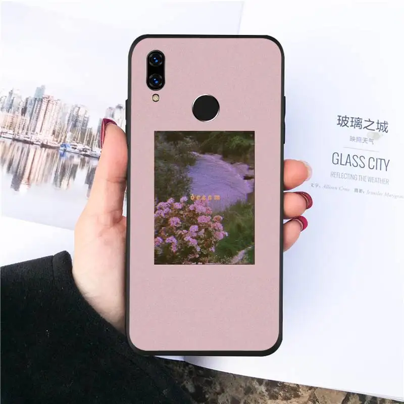 

Great Aesthetic Pink Yellow Sunflower Rose Phone Case For Huawei honor Mate P 10 20 30 40 Pro 10i 9 10 20 8 x Lite funda coque