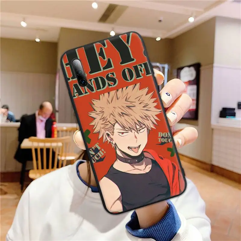 

Katsuki Bakugou BNHA Phone Case for Xiaomi mi A1 A2 I6 5x 8 9 SE 8 LITE 10X2S MAX2 3 9T Funda