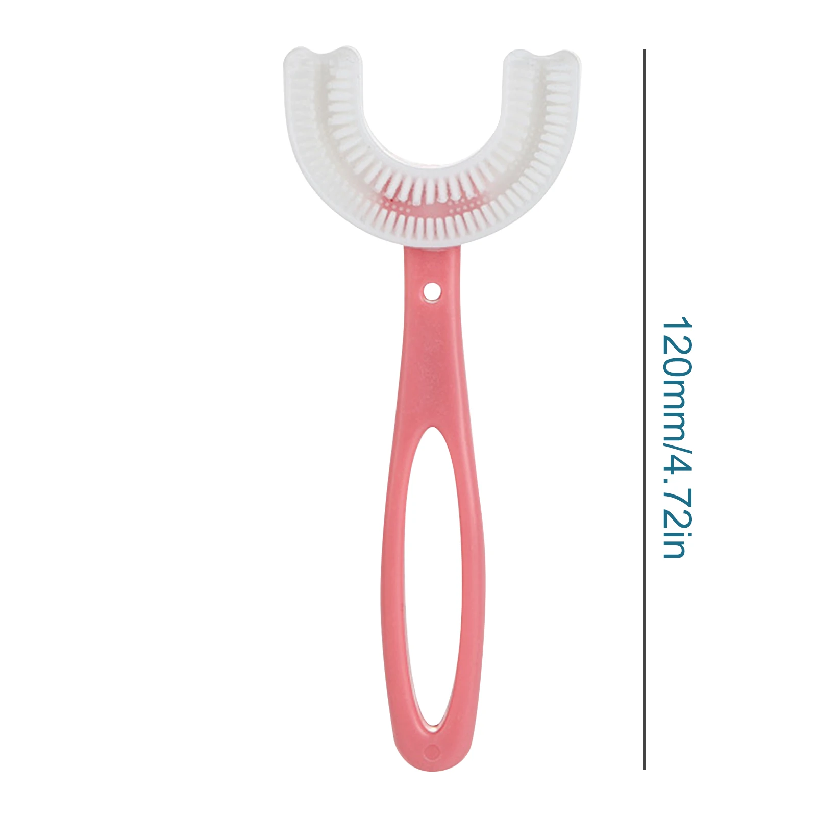 Cepillo de dientes redondeado seguro y suave para ni&ntilde;os, cepillo de dientes en forma de U, 360 limpieza bucal, bonito cepillo de dientes para ni&ntilde;os peque&ntilde;os y Ch-5