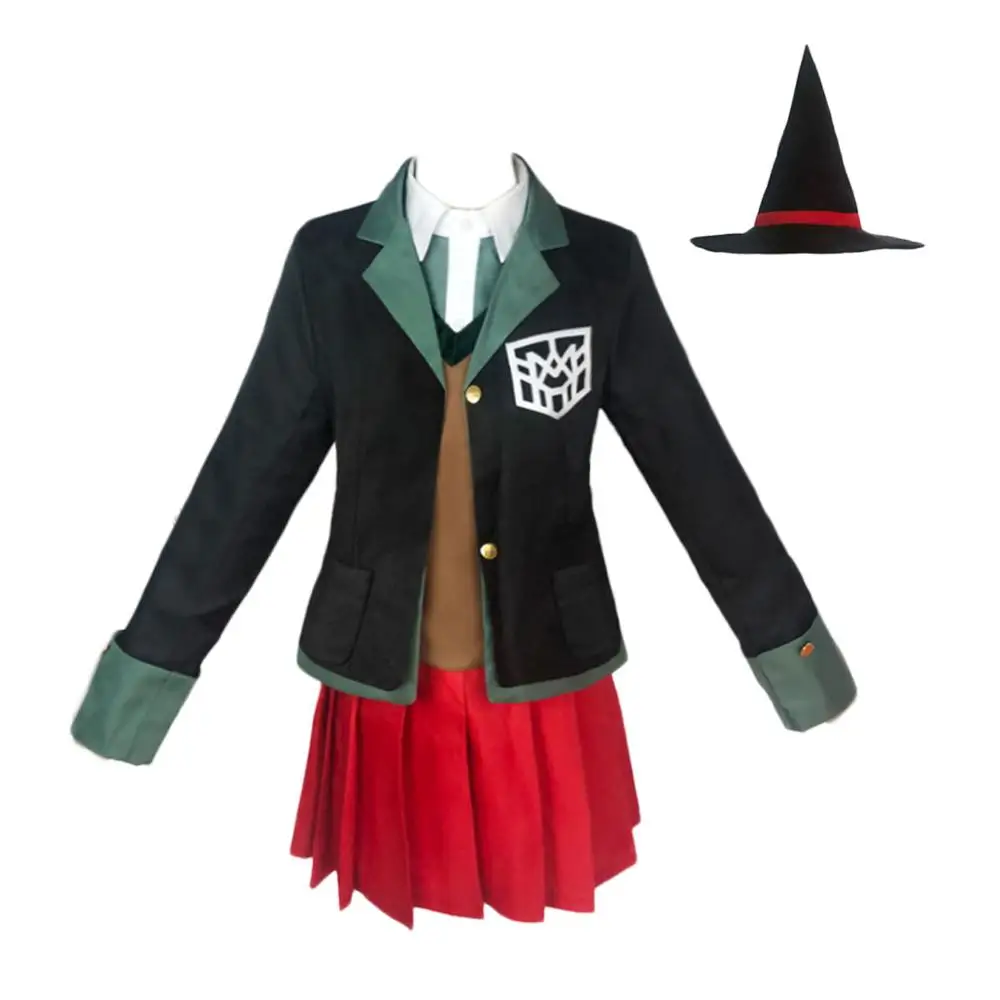 MeetLife Himiko Yumeno Косплей Костюм с шапкой аниме Danganronpa косплей школьная форма комплект