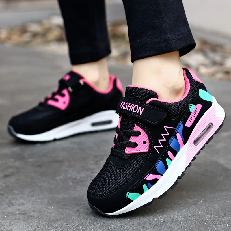 

Kids Shoes Cushion Children Running Shoes Lightweight Sports Sneakers Girls Running Tennis Breathable Shoes Outdoor Walking Shoe