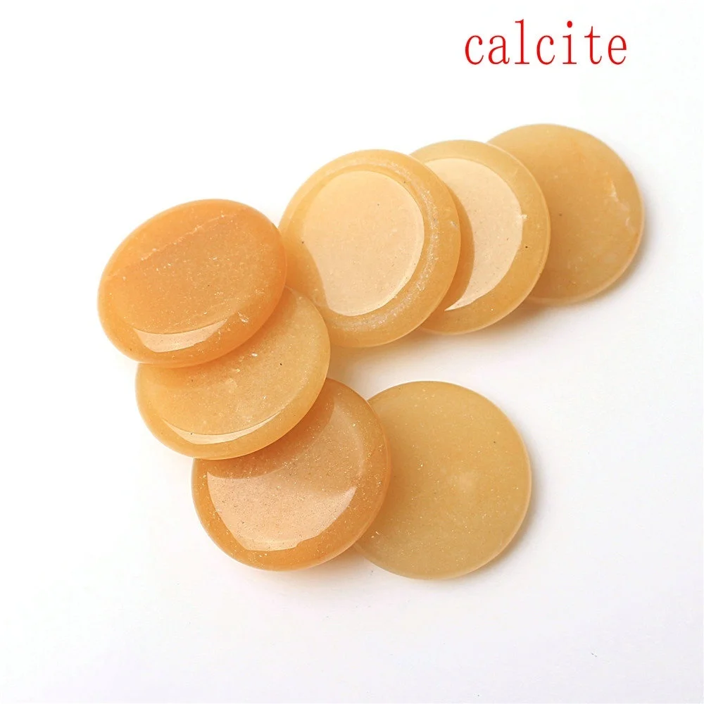 1 шт. чакра натуральные Кристальные круглой формы камень 7 Чакра Кулон с