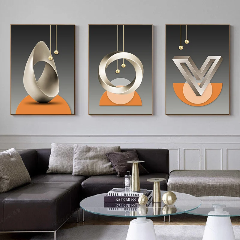 WTQ абстрактный геометрический рисунок искусство и печать в скандинавском стиле