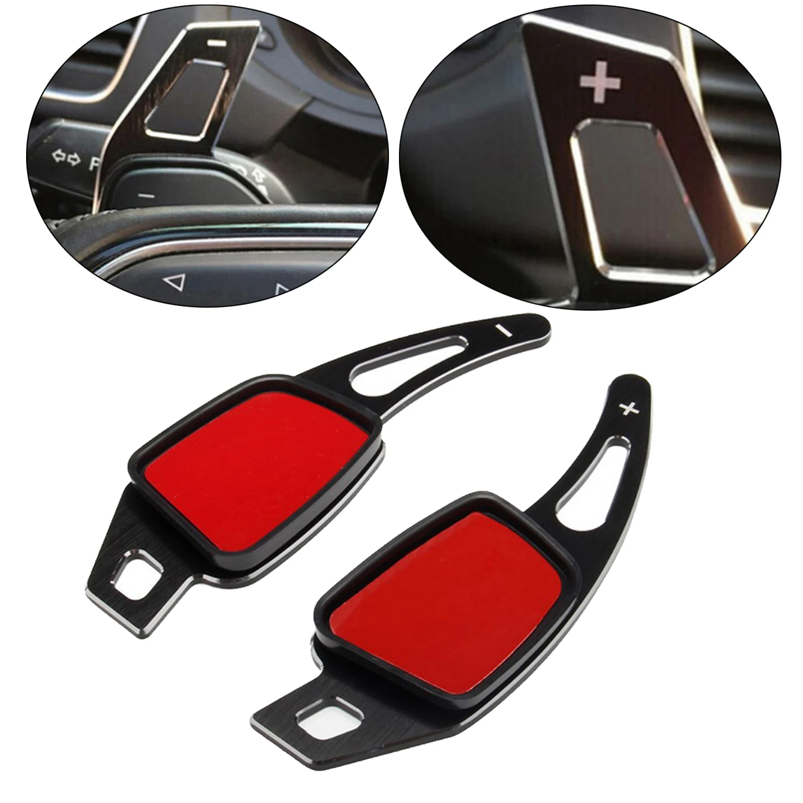 

2pcs Steering Wheel Gear Paddle Shift Extension for Audi A4 (B9) 2016-2017-2020, S4 (B9) 2017-2020, A5 / S5 2017-2020