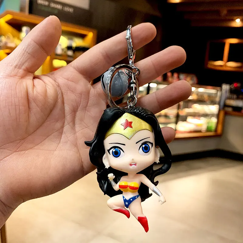 Аниме комиксов DC Лига Справедливости чудо женщина Супер девочка Фигурка брелок