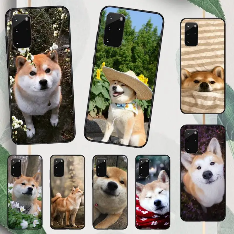 

shiba inu cute cartoon animal dog Phone Case For Samsung galaxy A S note 10 7 8 9 20 30 31 40 50 51 70 71 21 s ultra plus