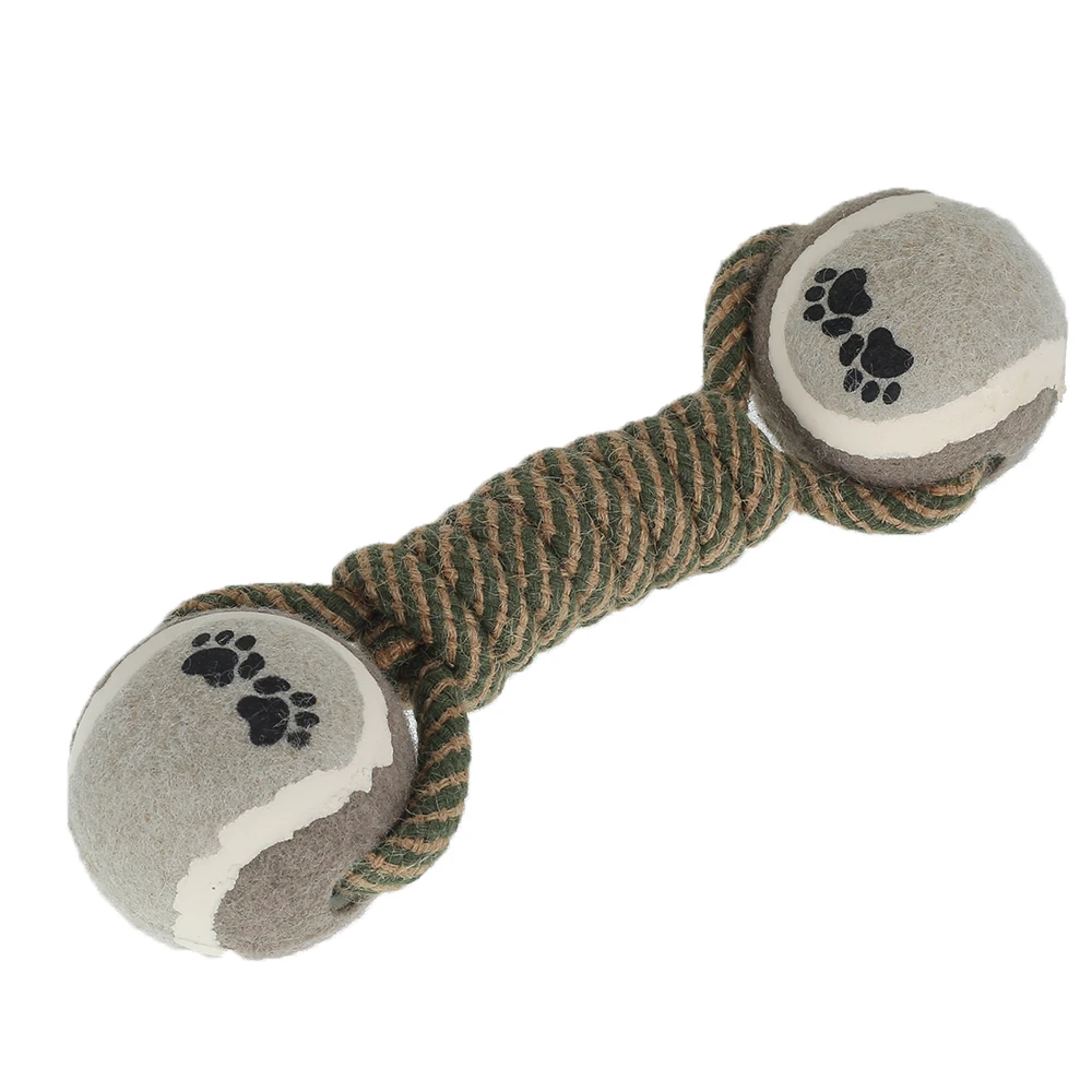 

Pet Dog Molar Stick Cotton Rope Tooth Cleaner Puppy Bite Grinding Chew Toy Dental Care Ball Dogs Supplies