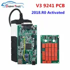 Диагностический сканер OBDII TCS Pro Multidiag pro +, устройство для диагностики грузовика, 9241 плата, совместимый с Bluetooth, 2018.R0  2017.R3