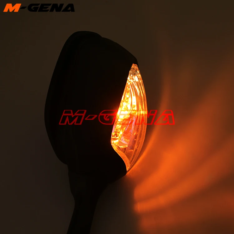Motorcycle Rearview Side Mirrors For GSXR 600 750 1000 with Turn Signal Light K5 K6 K7 K8 2005 2006 2007 2008 2009 2010