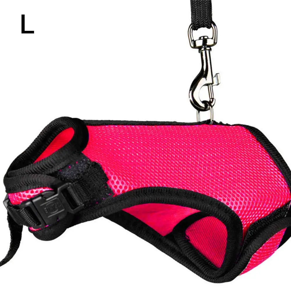 Поводок для кролика и поводок собак хомяк жилет Банни сетки обхватывающие грудь