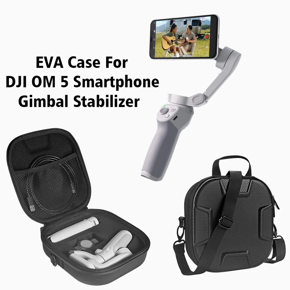 

Portable Storage Bags for DJI OM 5 Waterproof Carrying Case with Shoulder Strap Handheld Gimbal Stabilizer Accessories Durable