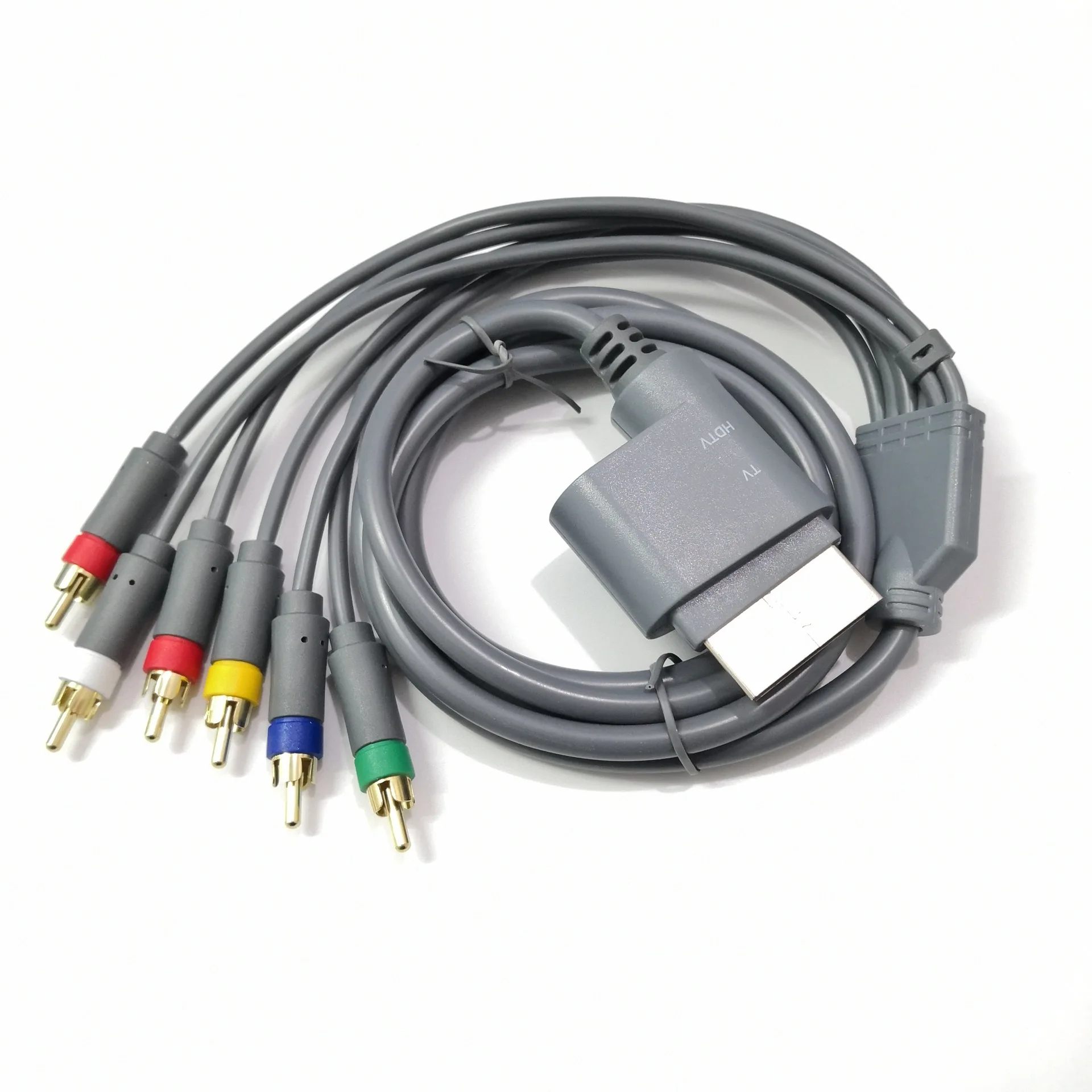1 шт. компонентный AV-кабель HDTV для XBOX 360 (серый) все AV-разъемы компонентов Y/Pr/Pb