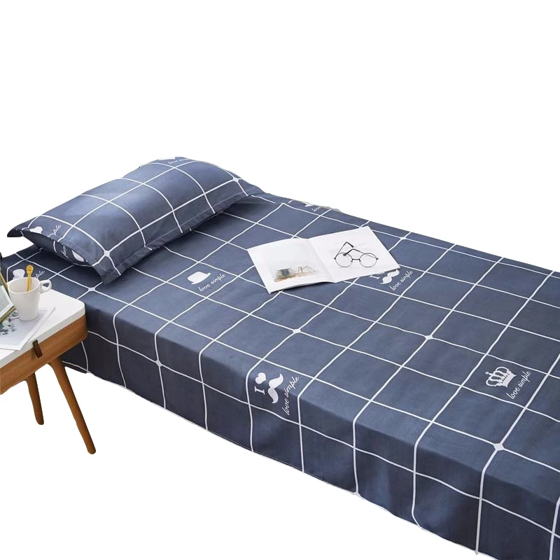 

Sheet Xia Bingsi bed sheet single ins wind student dormitory single double sheet thin bed sheet pillowcase 2-piece set