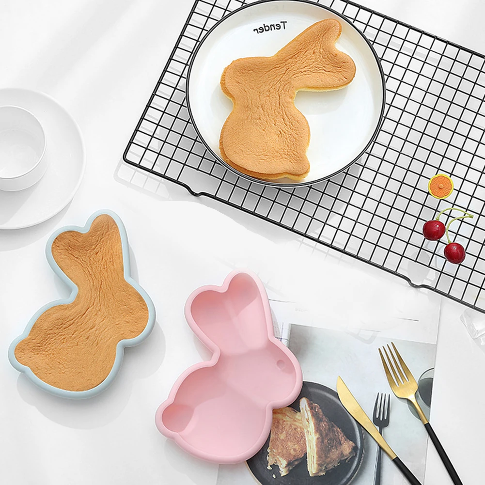 3D пасхальные Стиль мультфильм силиконовая формочка в виде животного &quotсделай