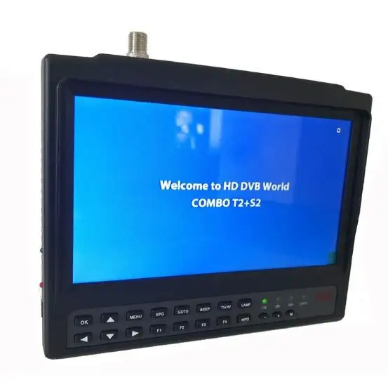 KPT-716TS DVB-S2 DVB-T2 satllite Finder meter Satellite TV Receiver MPEG-4 Modulator better satlink ws-6979 6933