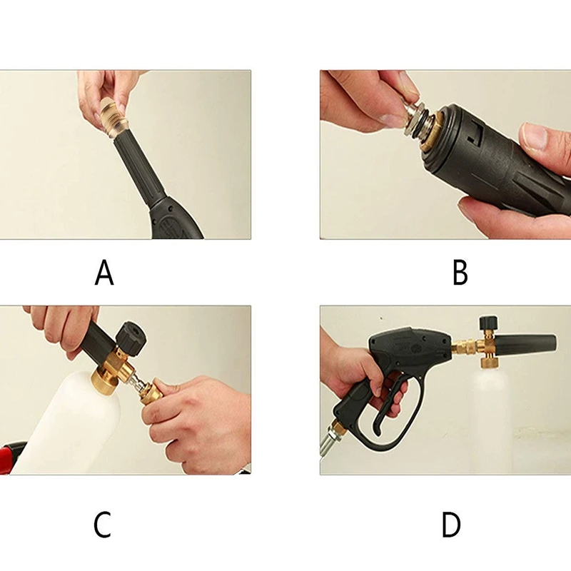Наконечники для вспененного пушки наконечники отверстия насадка снежной пены 3000