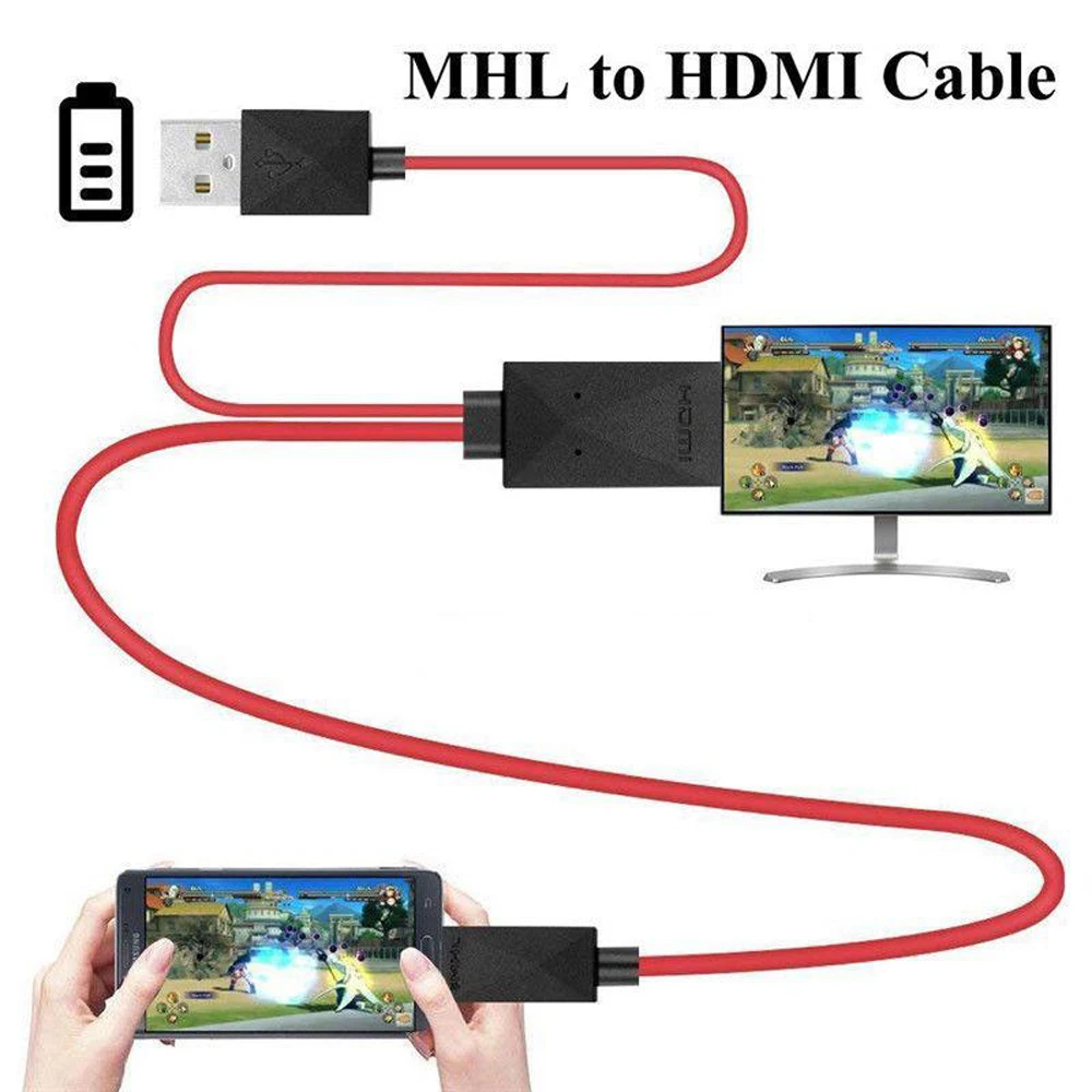 Микро USB к HDMI ТВ адаптер зеркало HD 1080 OTG MHL зарядное устройство кабель для Android samsung
