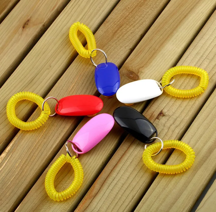 Портативный тренировочный кликер для домашних животных собак кошек птиц лошадей