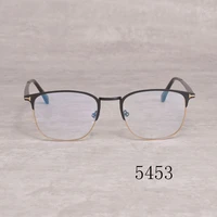 vintage tom for man optical eyeglasses frames forde titanium alloy round frame women reading myopia prescription glasses tf5453