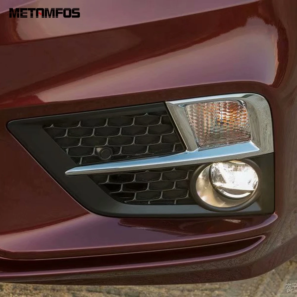 

Для Honda Odyssey 2018 2019 2020 Хромированная передняя противотуманная фара для крышки освещения защитная рамка внешние аксессуары автостайлинг