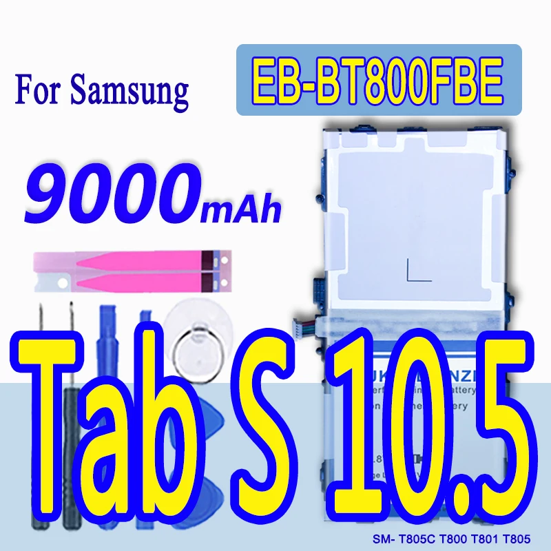 GUKEEDIANZI 9000 мА/ч EB BT800FBE батарея для Samsung Galaxy Tab S 10 5 T800 T801 T805 перезаряжаемый литий