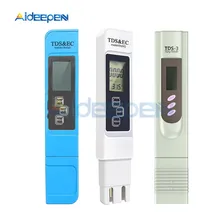 TDS EC метр TDS-3 тестер температуры Ручка 3 в 1 Функция проводимости качество воды измерительный инструмент TDS& EC Тестер 0-9990ppm