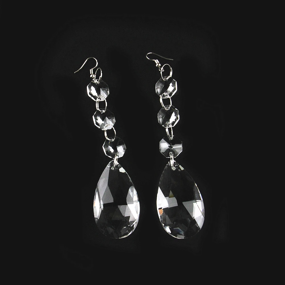 10 шт./50 шт./100 шт. кристаллическая сетка призма подвески для люстры стеклянный