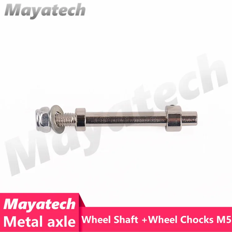 M5 wheelshaft set M4 M5 стальная ось колеса с фиксированным крылом шасси ось+ колесо Chock для RC модели самолета шасси Электрический/масляный - Цвет: M5 wheelshaft set