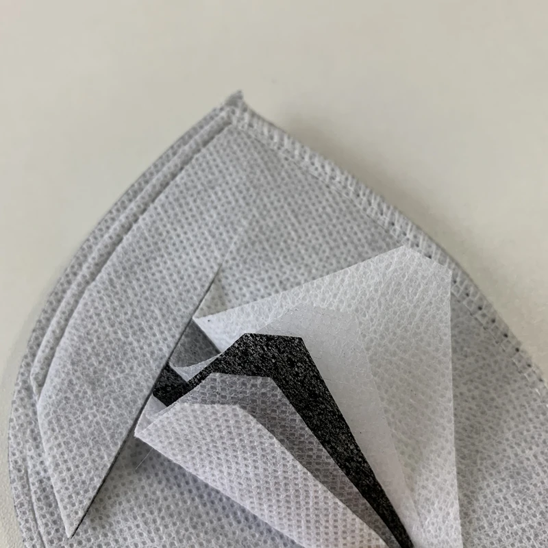 100 шт./лот активированный уголь Велоспорт уход за кожей лица маска с фильтром PM2.5