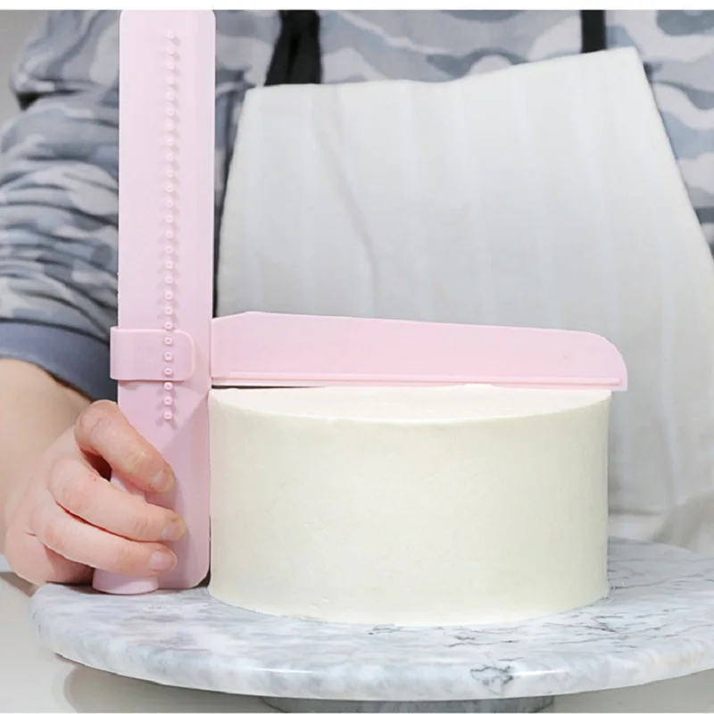 Регулируемая высота скребок лопатки для теста выпечки Diy инструмент флип сахар