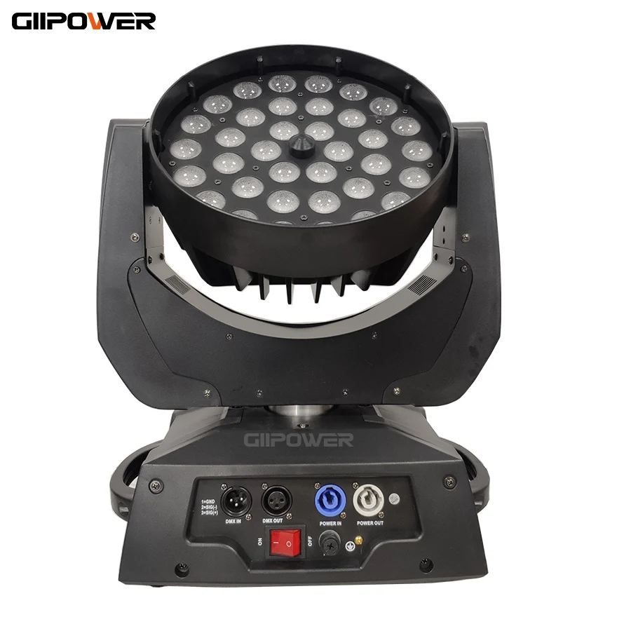 4 шт./лот диско движущаяся головка Zoom Led Wash rgbwauv 36x12w 36x15w 36x18w lLyre DMX | Освещение