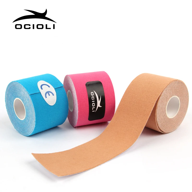 Эластичная кинезиологическая лента Атлетическая облегчение боли спортивная для