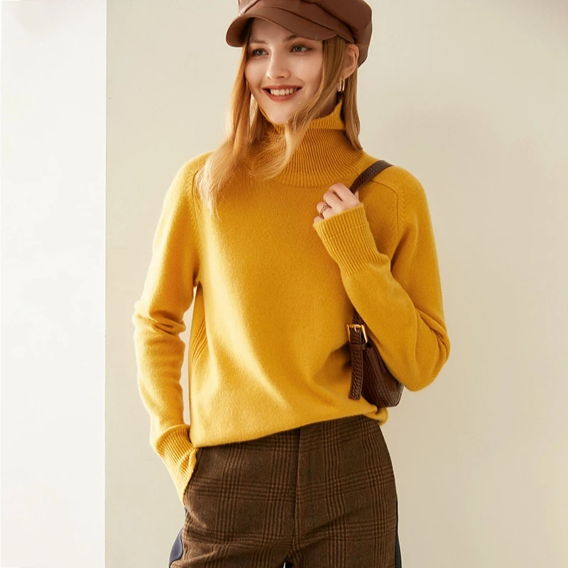 Пуловер женский кашемировый Осень-Зима 100% | Женская одежда