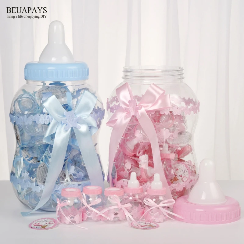 1 шт. прозрачная коробка для детского душа бутылочка кормления соска сделай сам