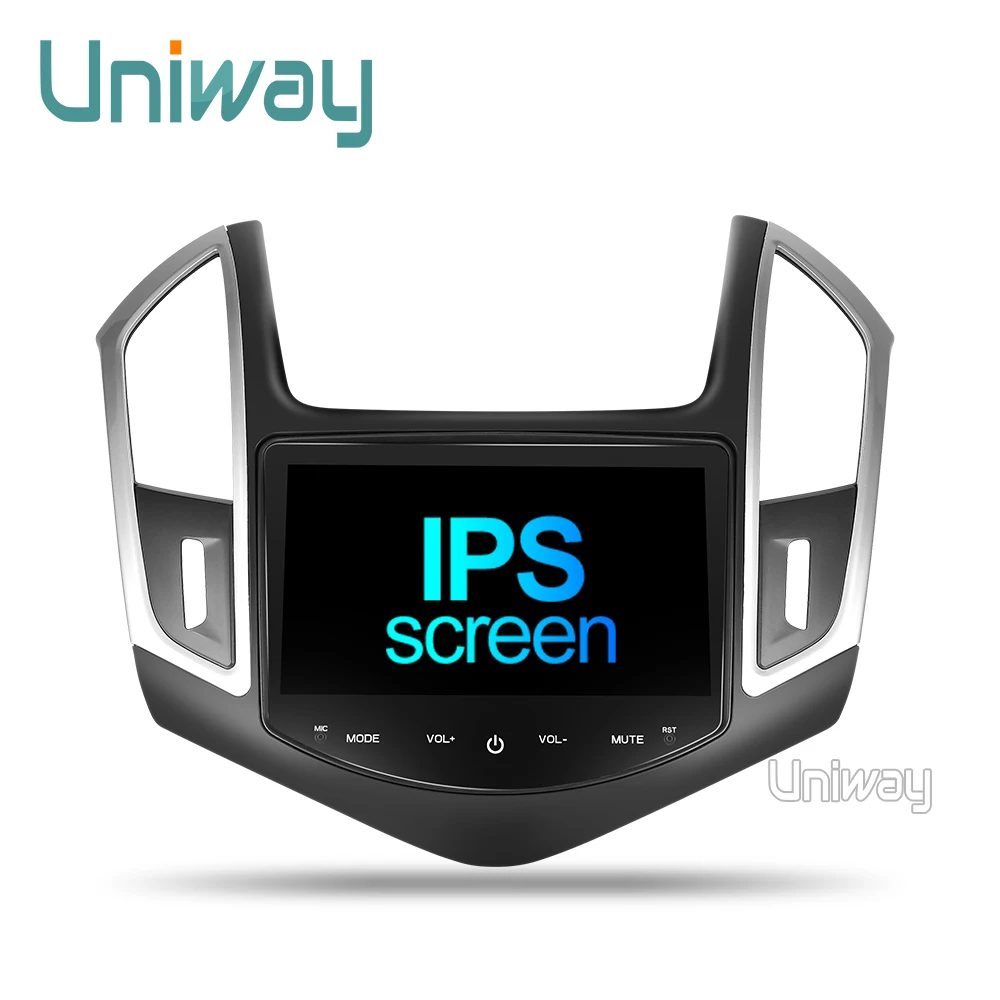 Uniway AXKLZ8071 2 din android 9.0 car dvd for Chevrolet Cruze 2013 car radio gps navigation with steering wheel