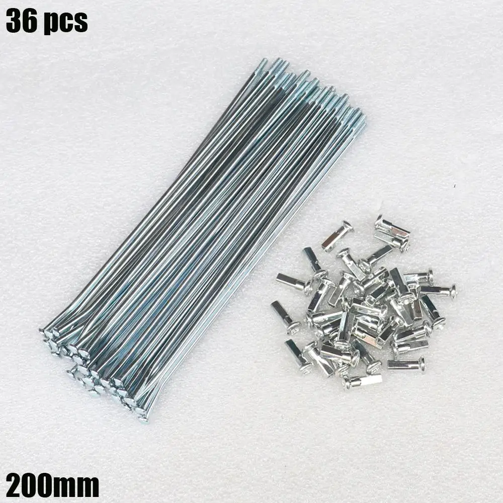 36 шт/партия 200 245mm 8G спицы 3 5 мм ширина изгиб для электрического велосипеда