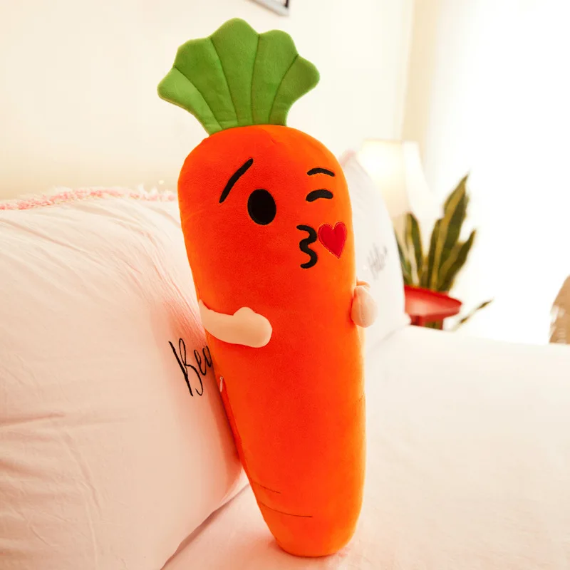 

Cute Large Carrot Sleeping Pillow Plush Toy Fashion Creative Cartoon Doll Comfort Doll Children Holiday Birthday Exquisite Gift