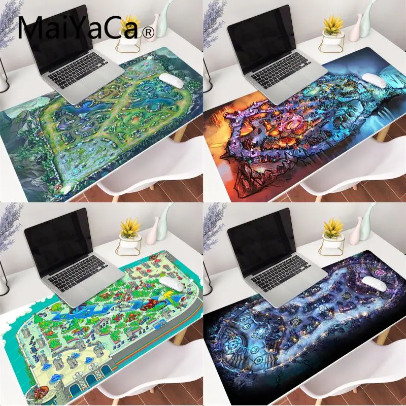 MaiYaCa Лига Легенд карта офисные мыши геймерский мягкий коврик для игровые коврики
