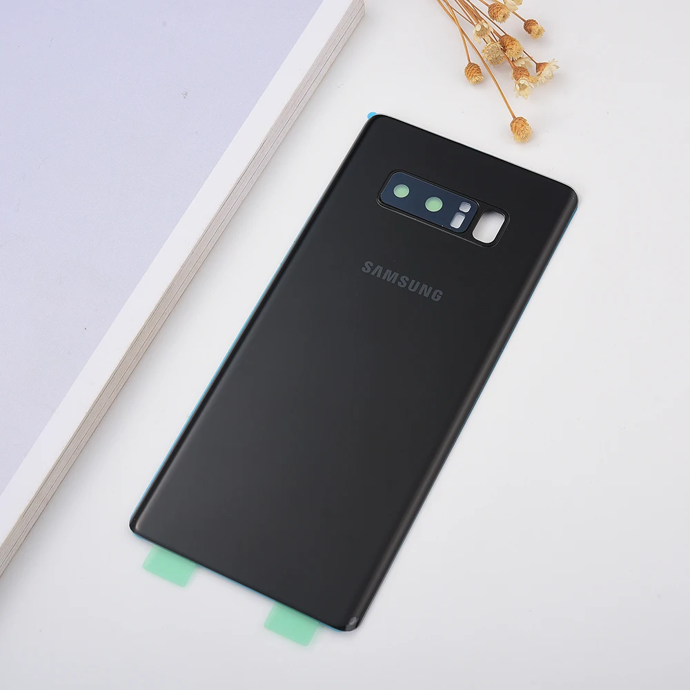 Чехол для Samsung Galaxy Note 8 N950 N950F N9500 SM-N950F Крышка батарейного отсека 3dglass задняя панель