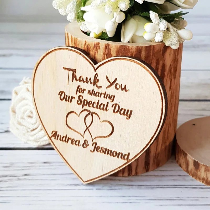 Деревенская древесина магниты для сохранения даты деревенские свадебные