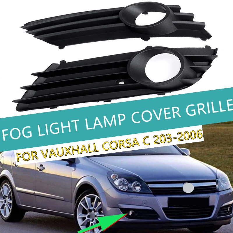 Пара автомобиль передние противотуманные фары светильник решетка гриль-лампа